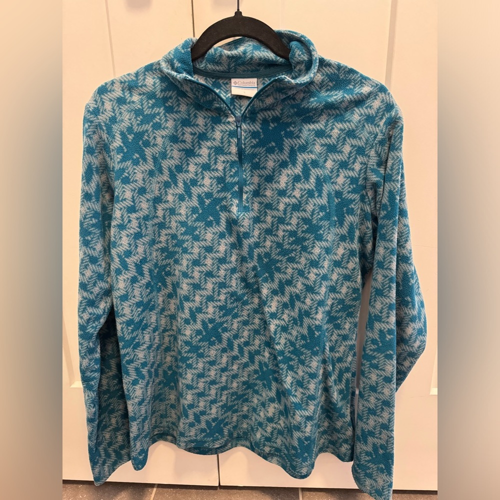 columbia half zip fleece pullover